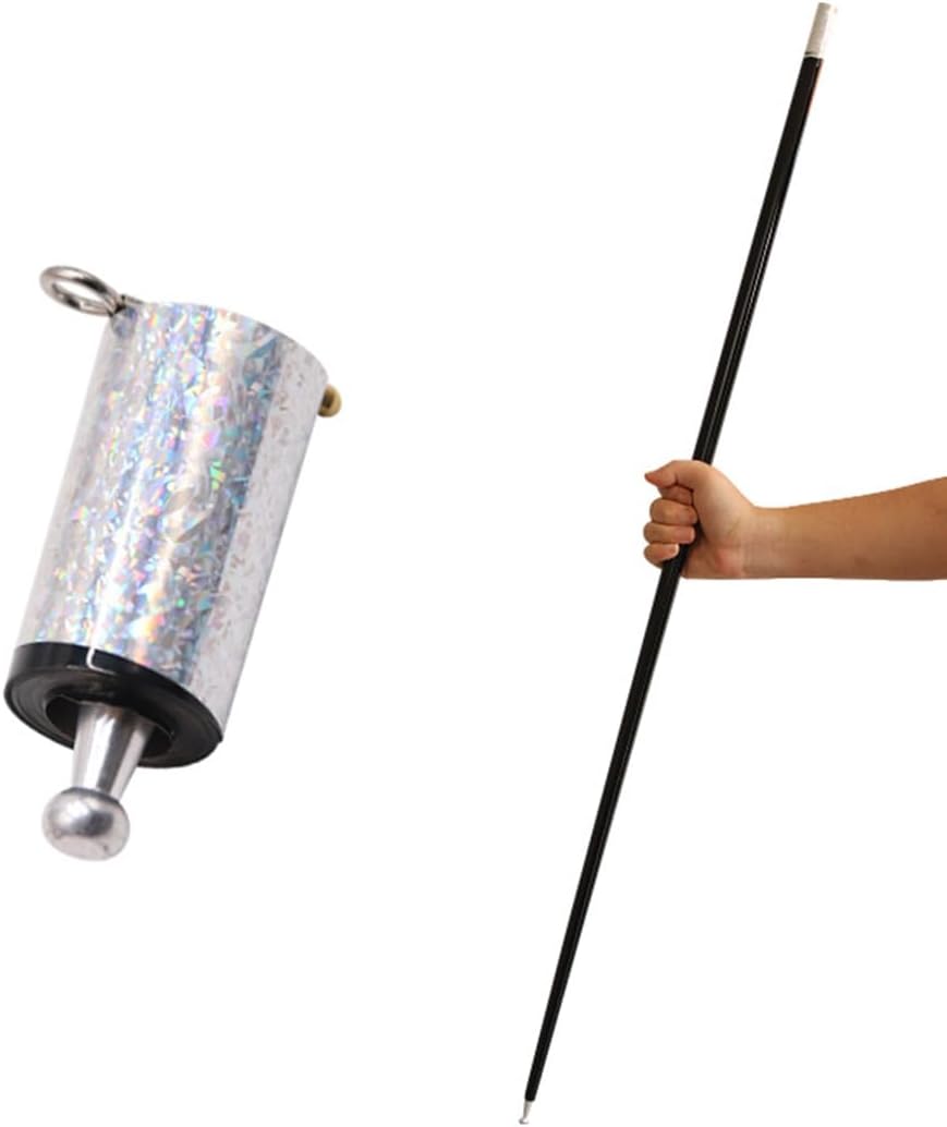 Bastón mágico de bolsillo para magos profesionales, varita mágica portátil de escenario, accesorios de trucos de magia para personal de artes de