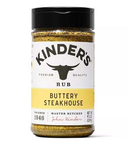 Kinders Buttery – Paquete grande de 19 onzas  Buttery Steakhouse Condimento mixto sin gluten (paquete variado de 2 botellas de 9.5 onzas cada una)