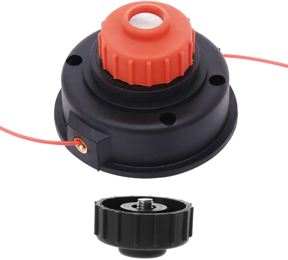 Realman Cabezal recortador con retenedor de carrete para Homelite F3040 F3050 GST18 HBC18 HBC28 HBC30i HLT15 HLT16 SX135 UT15152 UT15160 UT15170