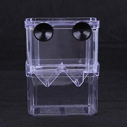 Caja de aislamiento de peces multifunción de acrílico grande Divisor de crianza Contenedor de mantenimiento para acuario de peces pequeños camarones