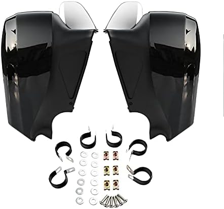 XFMT Kits de carenado de pierna ventilada inferior para Indian Chieftain 2014-2020 Dark Horse 2016-2020, negro