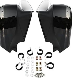 XFMT Kits de carenado de pierna ventilada inferior para Indian Chieftain 2014-2020 Dark Horse 2016-2020, negro XFMT Kits de carenado de pierna ventilada inferior para Indian Chieftain 2014-2020 Dark Horse 2016-2020, negro