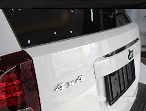 2 unidades (1 unidad) Auto Tuning 4 X 4 Logo 3D Calcomanía Emblema Logo Pegatina Placa de Identificación Libertad + Puerta Limitada de Capucha de
