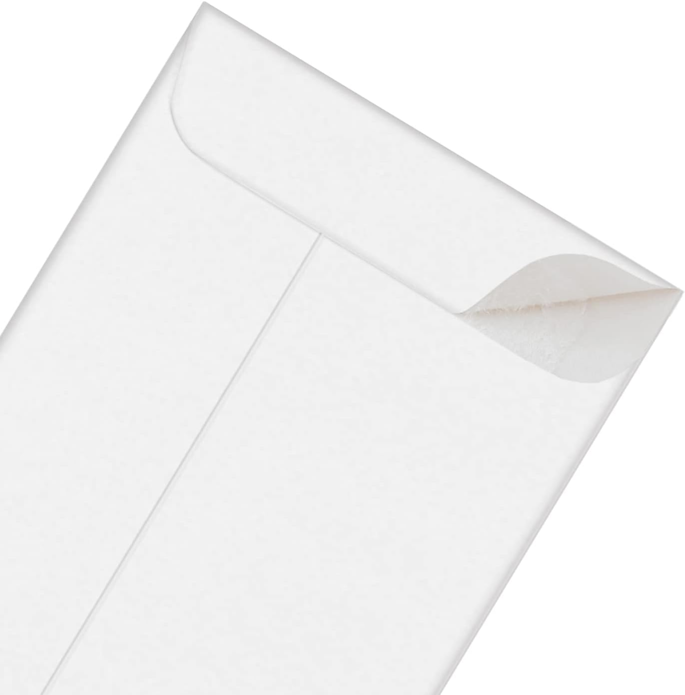 Xxcxpark 500 sobres para monedas #1, sobres de papel kraft blanco de 2-14 x 3-12 pulgadas, sobres clásicos de papel kraft para piezas pequeñas, con