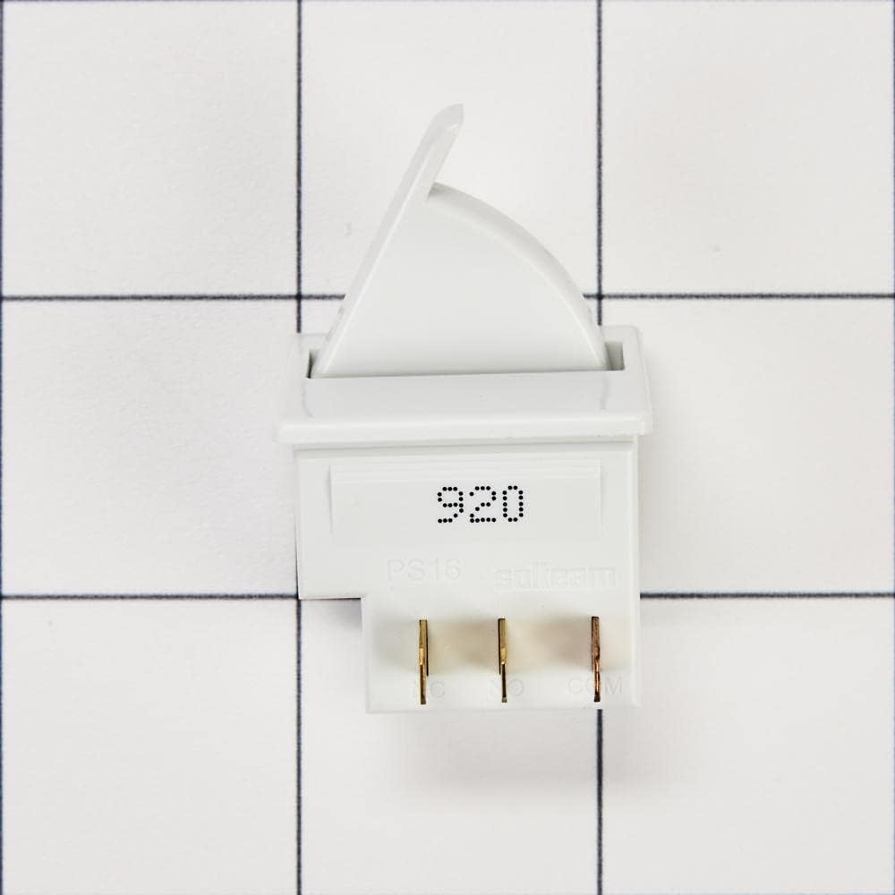 Whirlpool W11396033 OEM SxS Kit de interruptor de luz para refrigerador Parte sustituye a 12002646, 12466101, 12466103, 12466105 y más