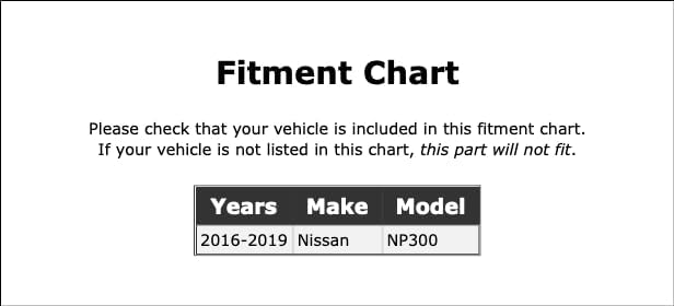 Front Right Upper Suspension Control Arm and Ball Joint Assembly Compatible With Nissan NP300 2016 2017 2018 2019 PC-567474