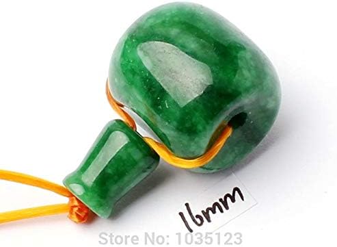 Calvas 0.472-0.866 in Natural Verde Jades Columna Forma Tíbet Gurú DIY Joyería Creativa Hacer Cuentas Sueltas 1 Set Wj301 – (Color 0.472 in)
