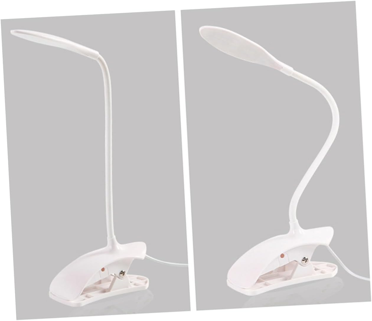 Uonlytech Lámpara para dormitorio, lámpara de escritorio LED para dormitorio, lámpara de escritorio antideslizante, mini lámpara de mesa LED para