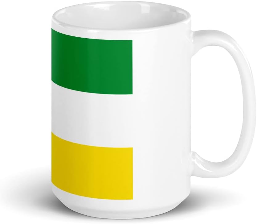 Flag of Armenia Quindío Columbia – White Ceramic Coffee Cup
