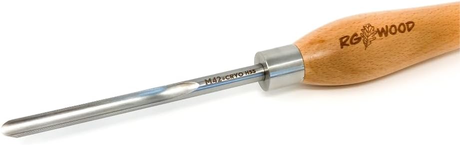 Herramienta de torneado de torno de madera criogénica de 38  Gouge M42 HSS