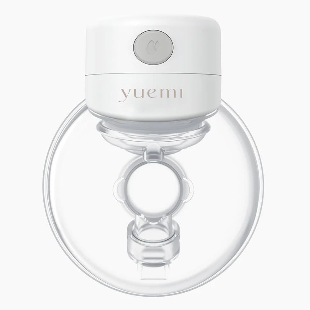 Yuemi Extractor de leche eléctrico portátil manos libres, 2 modos, 9 niveles  Brida de 0.945 in, paquete de 2 extractor de leche de extracción de