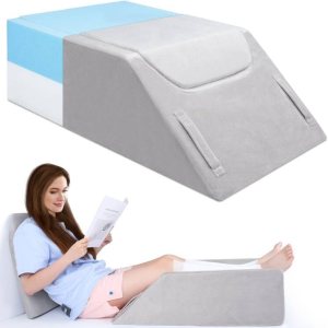 DREAMANIA Almohadas de elevación de piernas para después de la cirugía, almohadas ajustables para las piernas, almohadas de elevación de pies de DREAMANIA Almohadas de elevación de piernas para después de la cirugía, almohadas ajustables para las piernas, almohadas de elevación de pies de