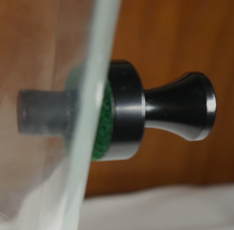 El limpiador de vidrios el limpiador magnético de vidrio para todos los dispositivos de vidrio, tuberías de agua, tubos de vidrio y vasos únicos,