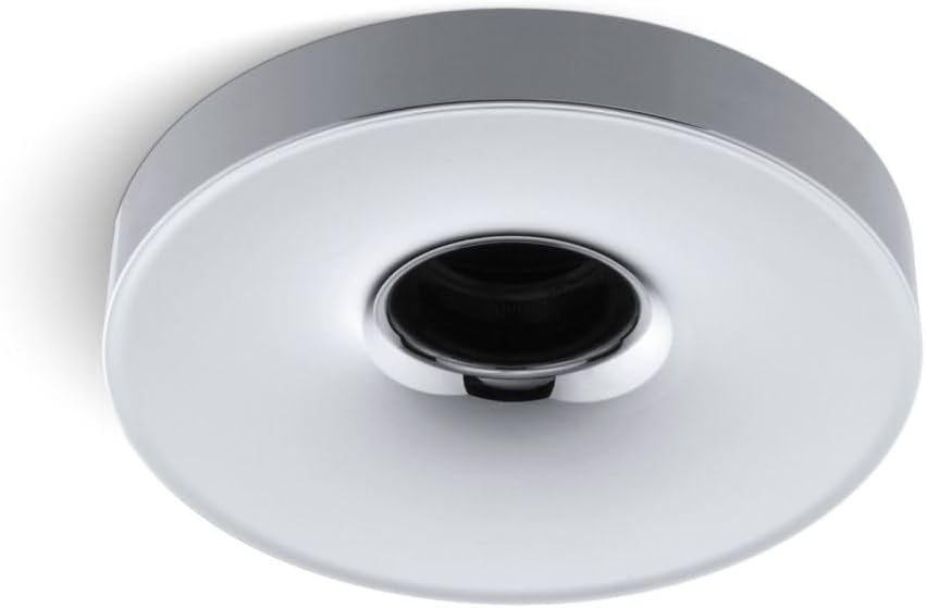 KOHLER, 393509 – Llenador de baño para montaje en techo, cromado pulido, 0,5