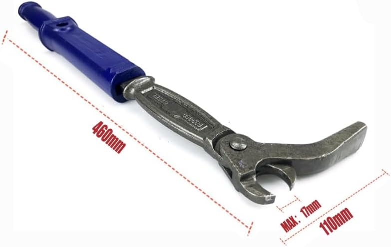 FTVOGUE Alicates para jalar clavos, herramienta de extracción de clavos, herramienta de mano de acero de alto carbono para mantenimiento de