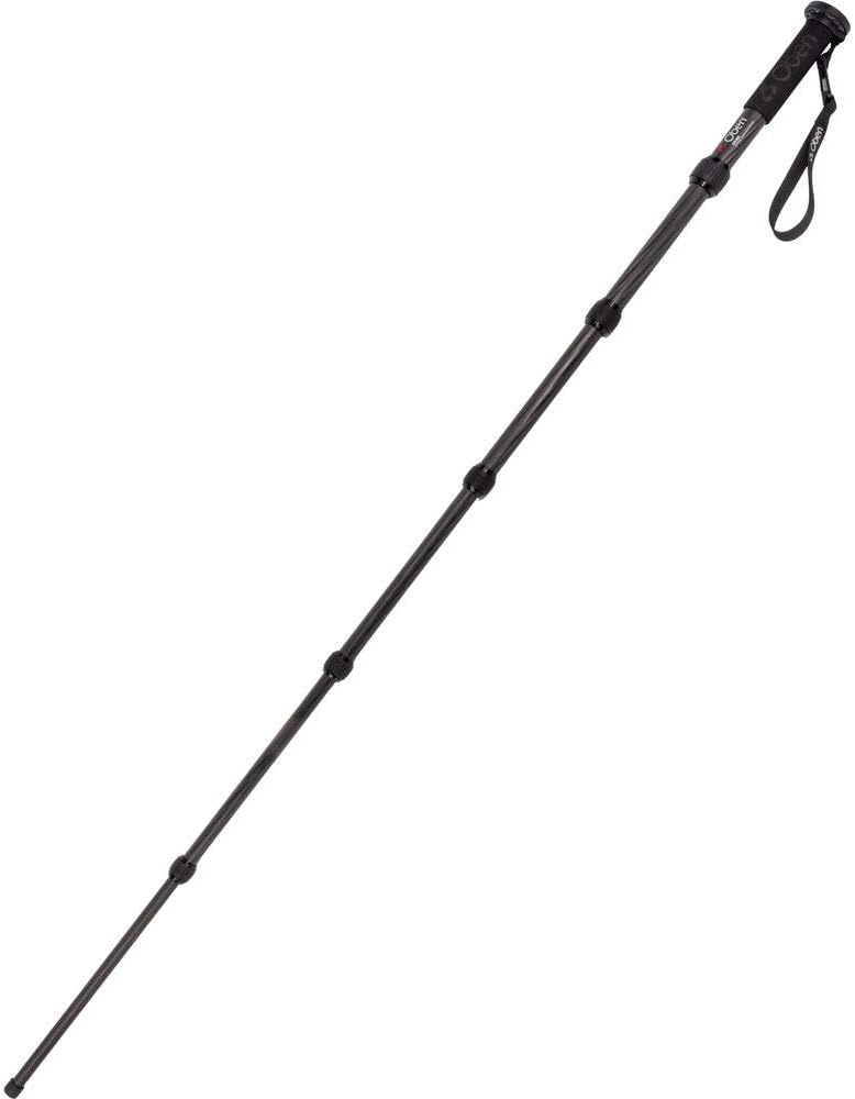 Oben CTM-2600 Monopod de fibra de carbono de 6 secciones