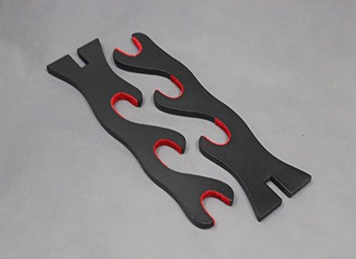 Soporte acolchado de 3 capas para proteger la espada samurái japonesa Katana Wakizashi Tanto soporte de exhibición para todas las espadas