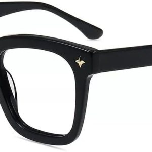 Firmoo Lentes cuadrados con bloqueo de luz azul para mujereshombres, gafas de computadora, juegos, TV, teléfonos para pantallas, antifatiga ocular y Firmoo Lentes cuadrados con bloqueo de luz azul para mujereshombres, gafas de computadora, juegos, TV, teléfonos para pantallas, antifatiga ocular y