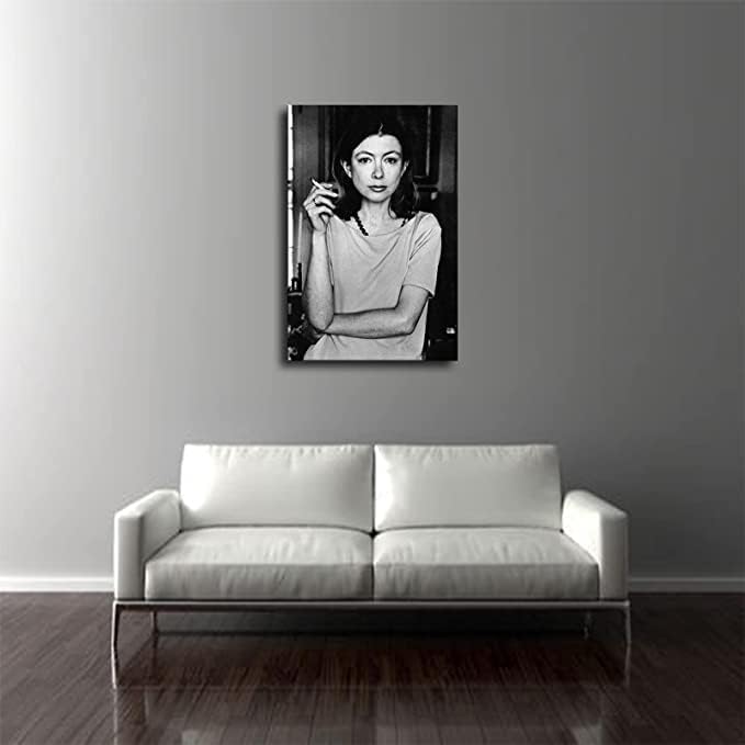 Joan Didion – Póster retro para pared de sala de estar, arte de pared, pintura para dormitorio, baño, impresiones en lienzo, imagen, hogar, oficina