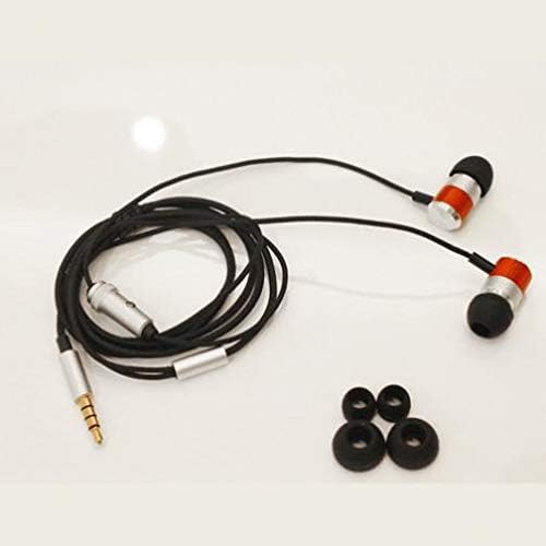 Auriculares con cable, auriculares de sonido de alta fidelidad, micrófono manos libres para Moto G7 Power, auriculares de madera, auriculares