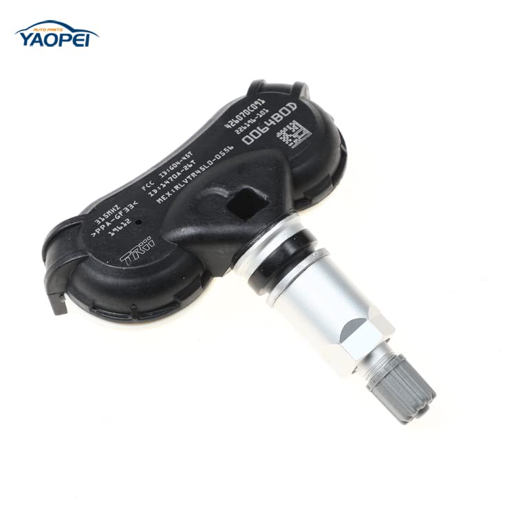 42607-0C091 TPMS Sensor de monitor de presión de neumáticos trasero delantero izquierdo compatible con Toyota Tundra Sequoia 2018 2019