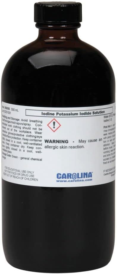 Solución de yoduro de yodo-potasio, grado de laboratorio, 16.9 fl oz