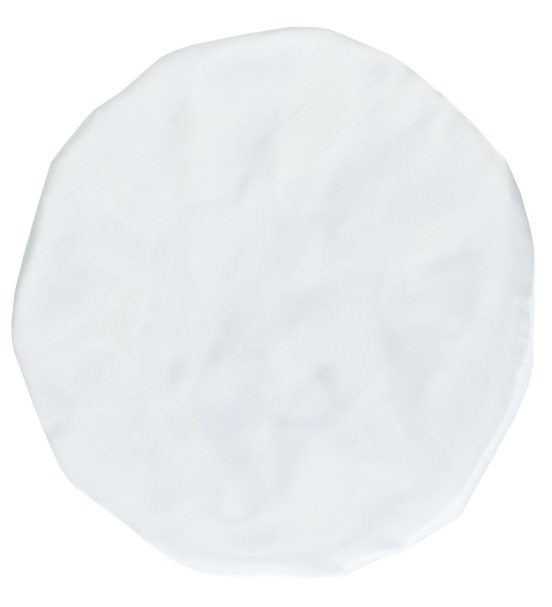 AILONSHAWN Gorro de satén para cabello rizado, gorro de seda para dormir, gorro de seda para dormir, gorra de seda blanca de banda ancha para la