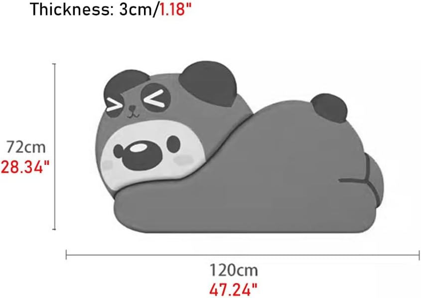 Paneles de pared 3D 3D de dibujos animados, calcomanías de pared, acolchado de pared para cabecero infantil y tatami, papel tapiz autoadhesivo suave