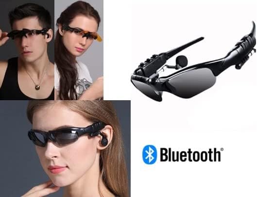 Gafas de sol deportivas inteligentes con protección UV y Bluetooth inalámbrico para auriculares manos libres