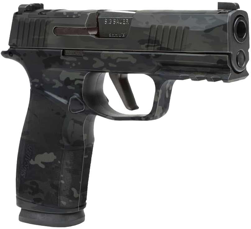 GunSkins Funda para pistola compatible con Sig Sauer P365 Macro, envoltura de vinilo para pistola con piezas precortadas, fácil de instalar, 100%