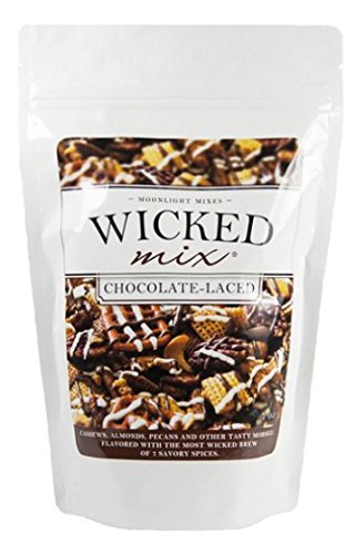 Wicked Mix Mezcla de aperitivos con nueces mixtas, bocadillos dulces y salados con almendras, anacardos, pretzels y nueces, bocadillos saludables