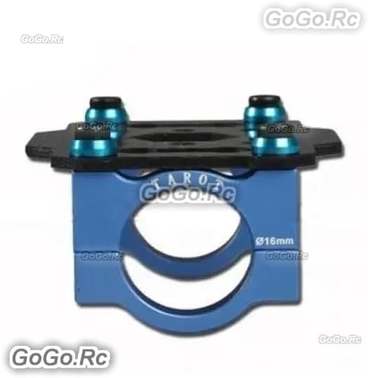 GoGoRc Tarot – Soporte de motor de metal de carbono de 0.630 in para FY680 TL68B01 TL68B02 Multicopter Drone -Azul TL68B08-02