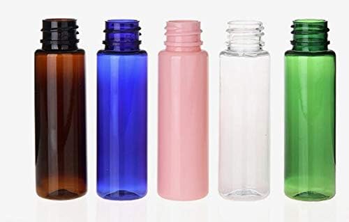 6 botellas vacías recargables de plástico con bomba de loción de 1.0 fl oz1 oz, contenedor portátil de almacenamiento de muestras de maquillaje