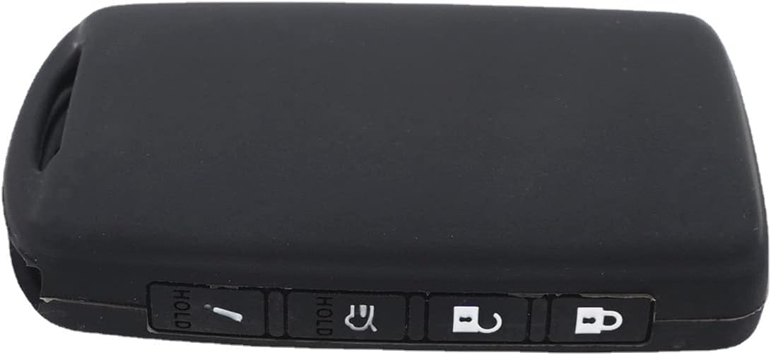 WFMJ Cuero para Mazda 3 Hatchback CX-5 CX-30 CX-9 remoto inteligente 4 botones clave caso titular cubierta Fob cadena, 2 piezas silicona