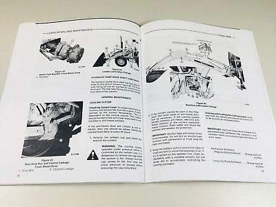 Manual Set para Ford 555B Tractor Cargador Retroexcavadora Propietarios Operadores Servicio Taller de Reparación