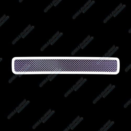 APS Compatible con Chevy Silverado 2500HD 3500HD 2011-2014 Parachoques inferior de acero inoxidable cromado malla inserto C76832T