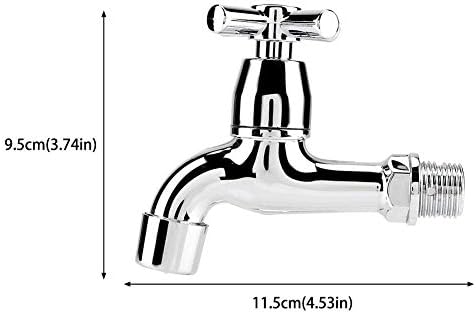 Grifo de agua ABS, grifo de lavadora, lavabo, grifo de agua fría con mango de cola de un solo pico (#3)