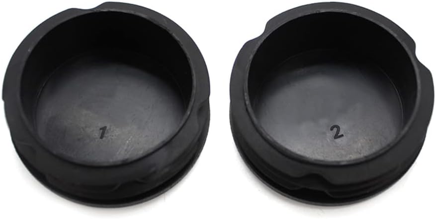Lirun – Tapones negros para marco de motocicleta, tapas de agujeros para marco de motocicleta, cubierta de agujero para marco de motocicleta con