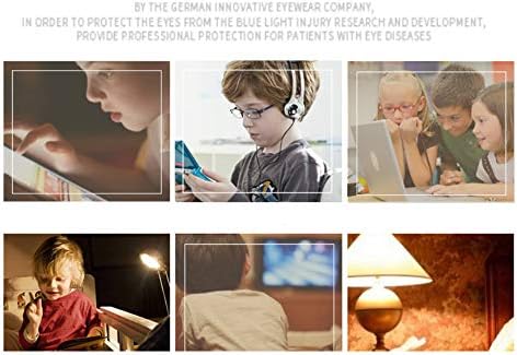 FOURCHEN Gafas anti luz azul para niños, gafas de computadora para niños, gafas de videojuegos para niños