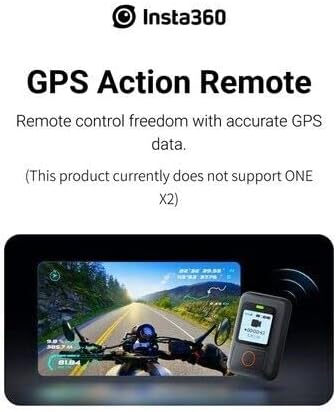 Insta360 Impermeable en tiempo real GPS Bluetooth 20 M rango acción inteligente remoto para X3 ONE X2 ONE RS R cámaras