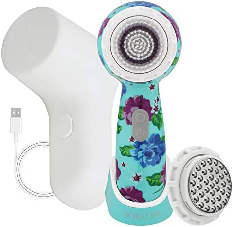 Michael Todd Beauty Soniclear Allure 2024 Best of Beauty Winner – Sistema de cepillo de limpieza facial + exfoliación con 3 velocidades, cabezal de