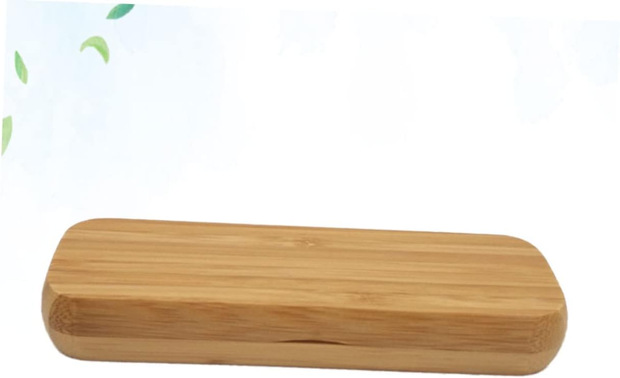 Caja de papelería Bolsa Suministros Portalápices Madera Clamshell Multifunción
