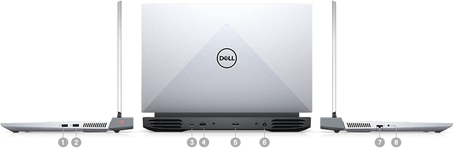 Dell Laptop para juegos G15 5515 (2021)  FHD de 15.6 pulgadas  Core Ryzen 7-512GB SSD – 16GB RAM – RTX 3060  8 núcleos a 4.4 GHz – 12 GB GDDR6 Win