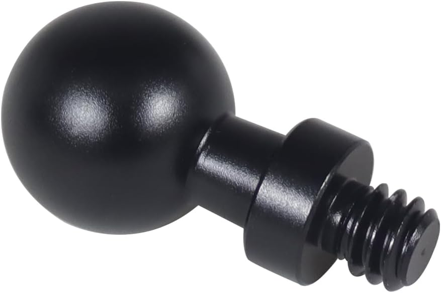FEICHAO Adaptador de montaje en cabeza de bola de 0.787 in0.669 in0.591 in0.512 in a 14 tornilloagujero de bola para accesorios de fotografía de