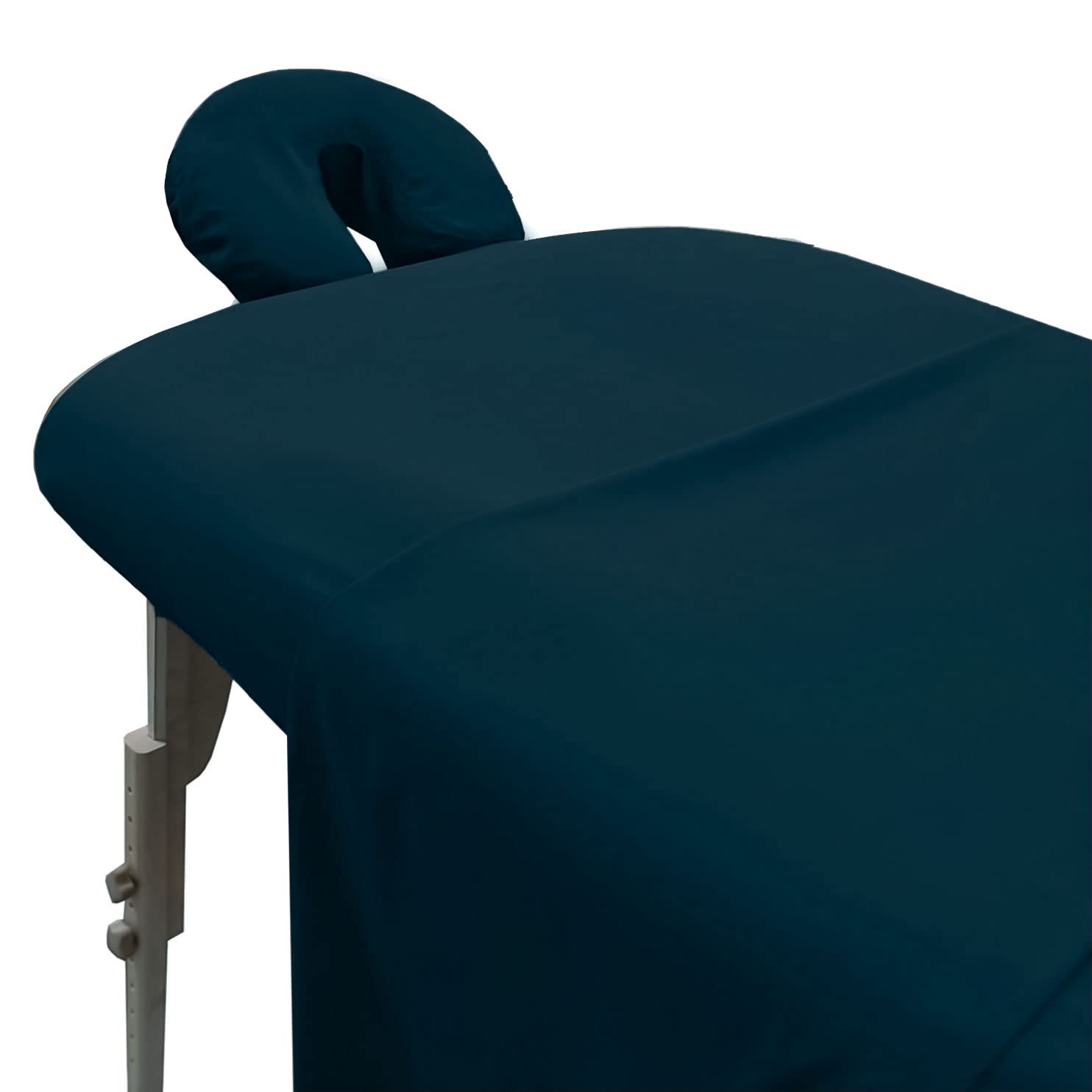 LONDON LINENS Juego de sábanas de microfibra suave para mesa de masaje, juego de 3 piezas, incluye funda para mesa de masaje, sábana bajera