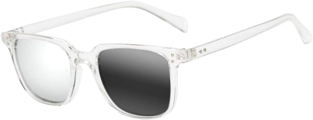 Gafas de sol para hombre con estilo de tira rectangular, lentes de lectura progresivas fotocromáticas multifocales UV400