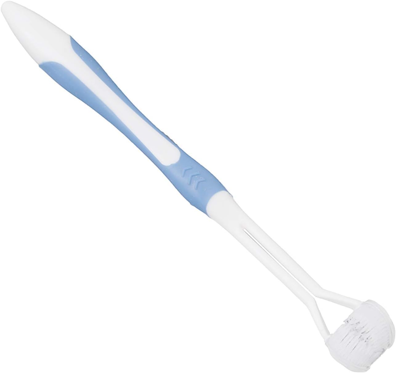Cepillos de dientes azules de 3 caras Cepillos de dientes manuales para adultos Cepillo de dientes de cerdas suaves para cepillos de dientes