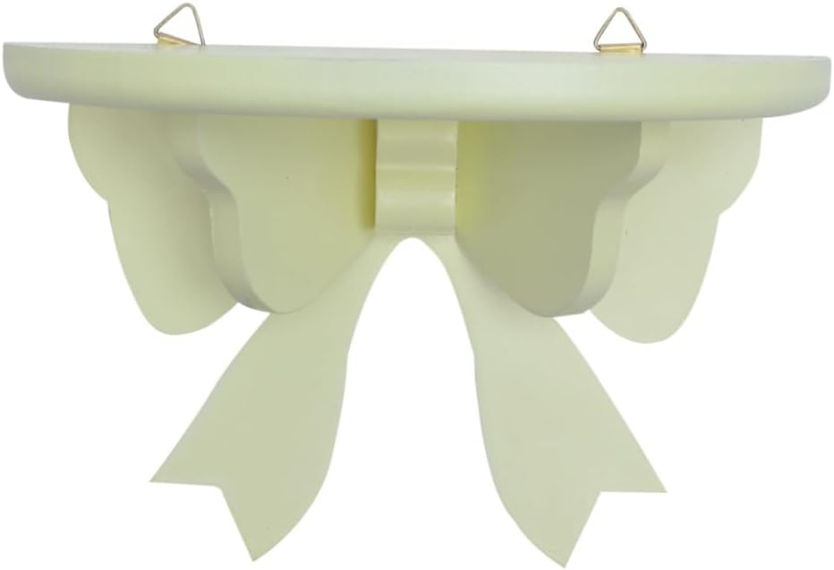 DOITOOL Estante de almacenamiento de madera con forma de mantequilla, estante de pared, decoración de habitación de niños, almacenamiento de pared