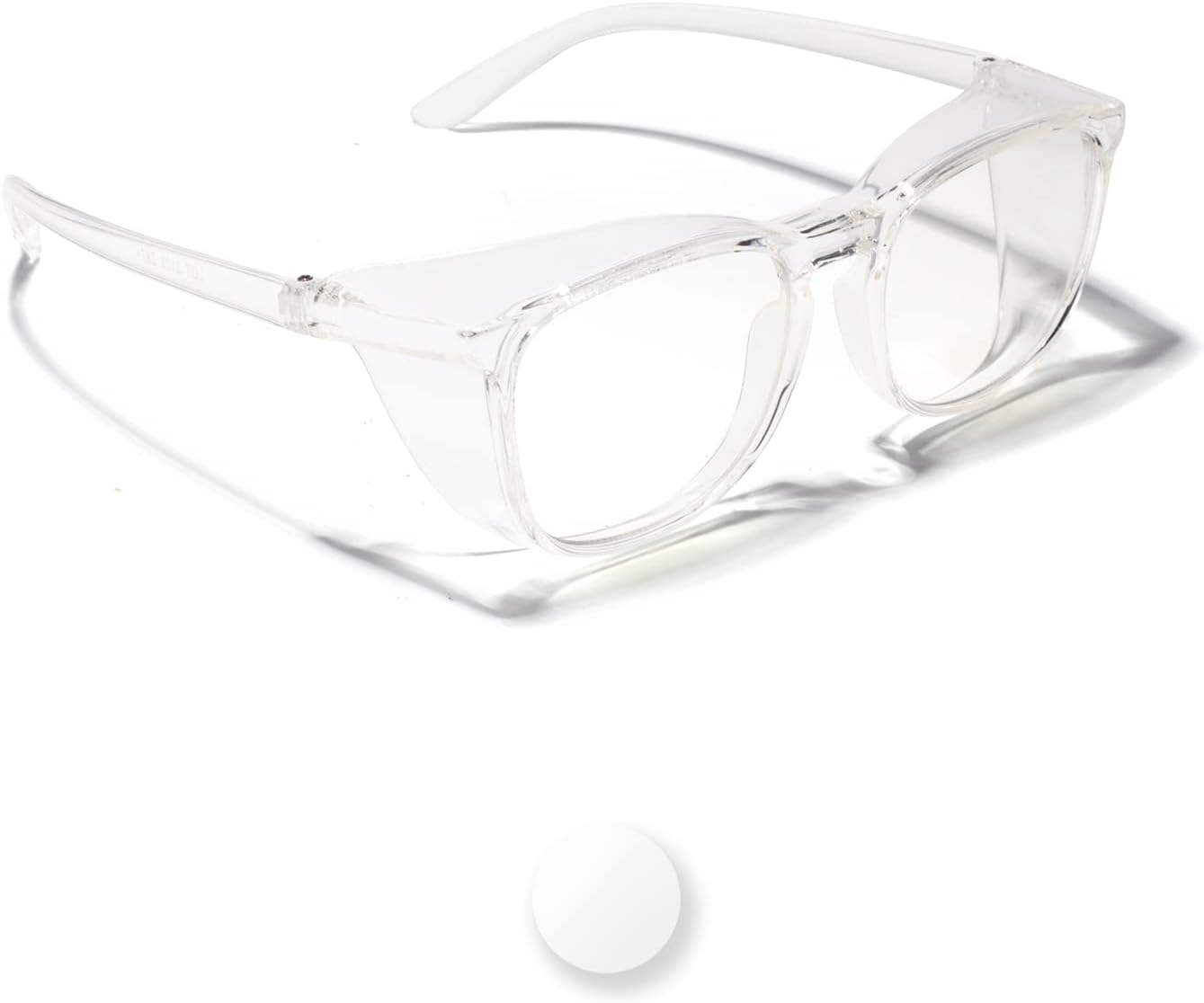 LianSan Gafas de seguridad antivaho de gran tamaño para enfermeras, gafas de seguridad con certificación Z87.1 para mujeres, protección UV cuadrada