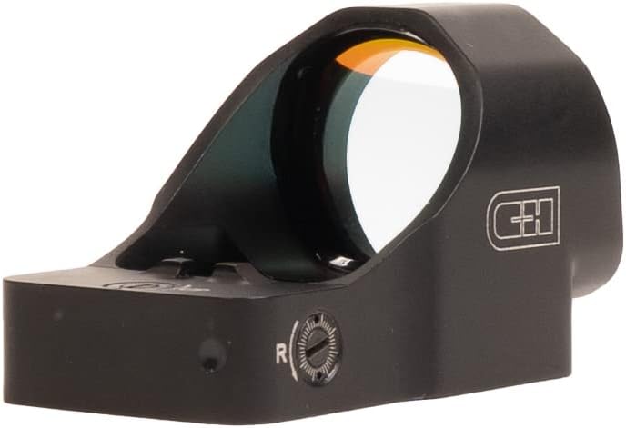 C+H COMP Red Dot Pistola óptica, ventana grande, ajustable, a prueba de golpes, impermeable, múltiples opciones de retícula disponibles
